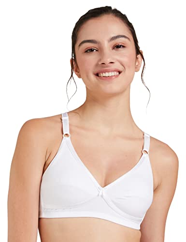 Image of Amazon Brand - Symbol Women's Wire Free Modern Cross Over Bra| Medium Coverage | Non-Padded | Non-Wired | Cotton Strech