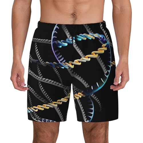 Short de bain respirant pour vos vacances d'été avec motif DNA Chain
