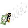 Kurtzy A5 Helder Plastic Folder Houder (6 Pak) – Gehelde Portret Plastic Display Houders – Tafeltop Restaurant Menu…
