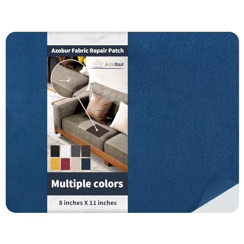 Azobur Velvet Patch,Self-Adhesive Rectangular Flannel Fabric Patch,Multicolor Available Anti Scratch