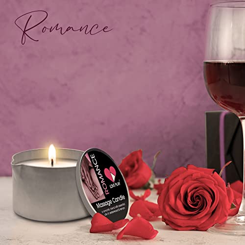 Love Play Romance Massage Candle - Moisturizing Body Oil Candle For Couples And Home Spa - Luxurious & Hydrating Skin Care Body Massage Oils - Natural, Vegan (6.76Oz) #TOP3