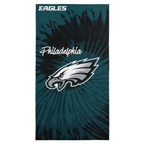 Northwest NFL Philadelphia Eagles Unisex-Adult Beach Towel 30 x 60 Psychedelic
