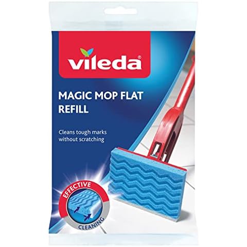 Vileda Magic Mop Flat Head Refill - Pack of 2 Cover