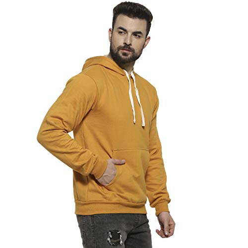 Image of Campus Sutra Men Cotton Regular Fit Hooded Sweatshirt