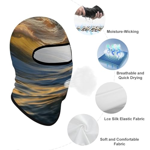 Balaclava para hombre, máscara para esquí y ciclismo, protector facial de invierno, cubreboca multifuncional miniatura 3
