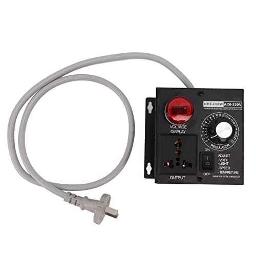 Image of SCR Universal Electronic Speed Regulator 4000W Motor Speed Controller 100-220V Thermostat Wide Voltage