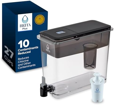 Brita XL 27 Cup Water Filter Pitcher, 1 Brita Plus Filter, Ultram...