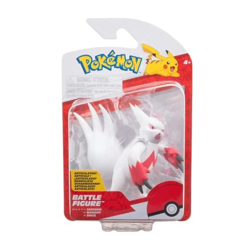 Pokémon PKW3568   Battle Figure Pack Sengo, Figura Oficial Detallada, 7,5 cm