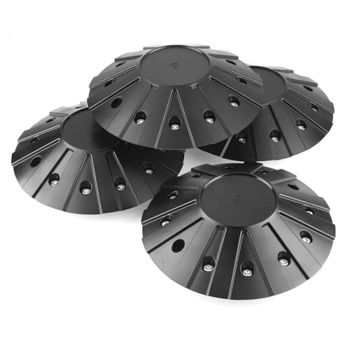 Cache-moyeux de roue 215 mm finition noir mat haut de gamme 846L215