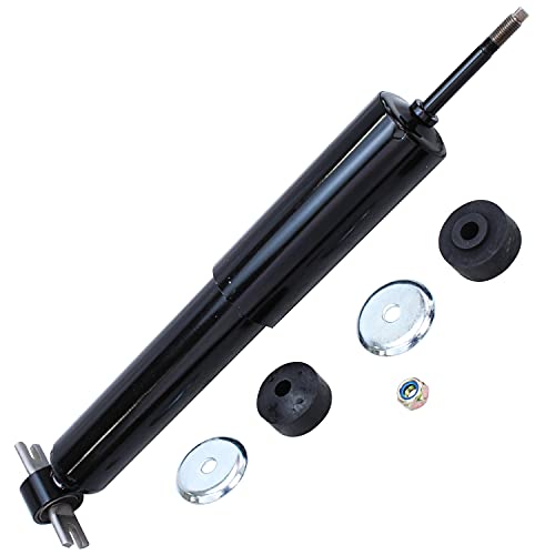 Image of Detroit Axle - 2 Front Shock Absorbers for 2003-2022 Chevrolet Express GMC Savana 2500 3500, 2016-2022 Savana 4500, Shocks 2017 2018 2019 2020 2021 Replacement
