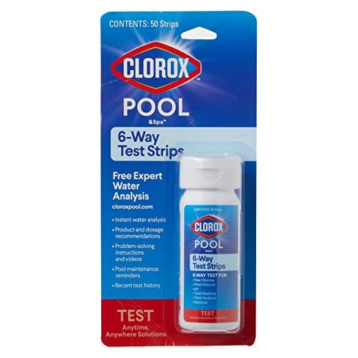 Clorox Pool&Spa 70050CLX 6-Way Test Strips, White
