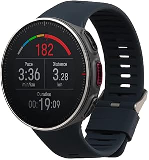 kwmobile Ersatzarmband kompatibel mit Polar Vantage V Armband - Fitnesstracker Band aus Silikon in Dunkelblau
