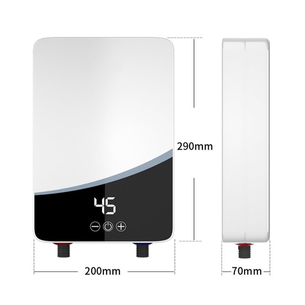 Elektrische doorstroomverwarmer - 5,5 kW - Waterdicht - Voor onder de gootsteen 220V