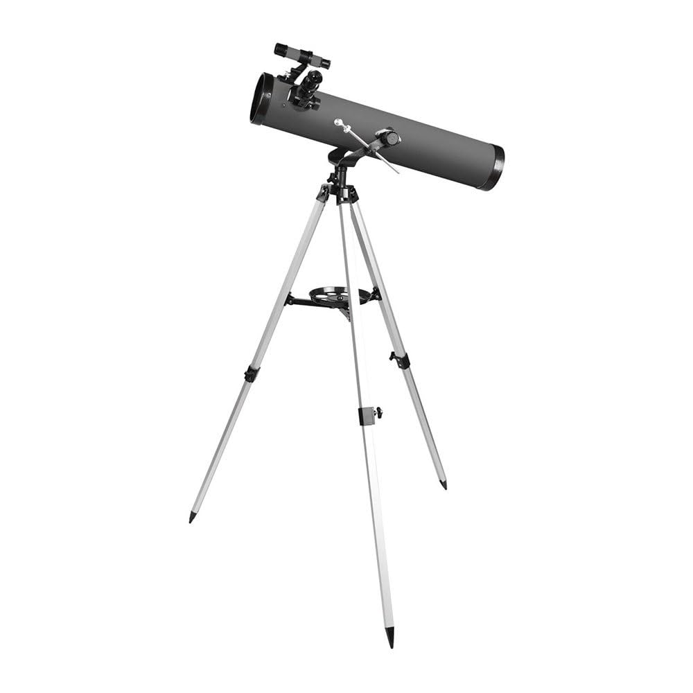 Levenhuk Blitz 76 Base Telescopio Riflettore Newtoniano da 76 mm per Appassionati e Principianti, con Treppiede e Un Ampio Set di Accessori