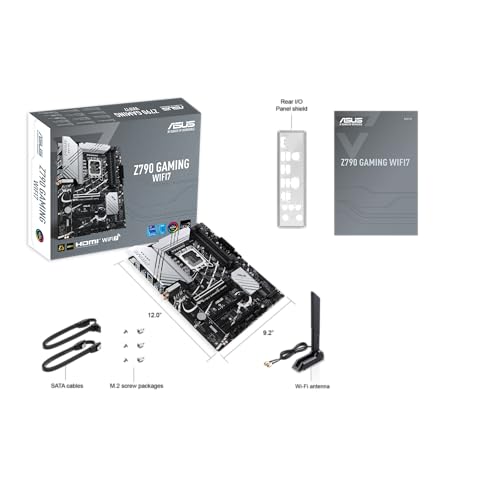 ASUS Z790 GAMING WIFI7 (LGA 1700) ATX motherboard with PCIe 5.0, three M.2 slots, 14+1 DrMOS, DDR5, Realtek 1Gb LAN, HDMI TM, USB 3.2 Gen 2x2 Type-C, front USB 3.2 Gen 1 Type-C, Thunderbolt, Aura Sync - image 9