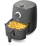 [山善] ノンフライヤー 2.2L 電気フライヤー 食洗器対応可能 1~3人用 油なし エアーフライヤー 「油で揚げないヘルシー調理」 卓上 レシピブック付き ブラック YAF-C120(B)