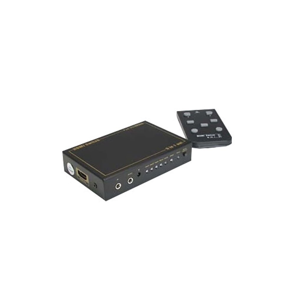 PTC Switch / selettore HDMI v1.3 a 5 porte con telecomando e cavo gratuito