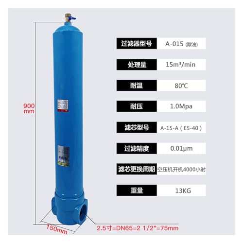 Filtre sécheur de précision automatique éliminant huile et eau - 4