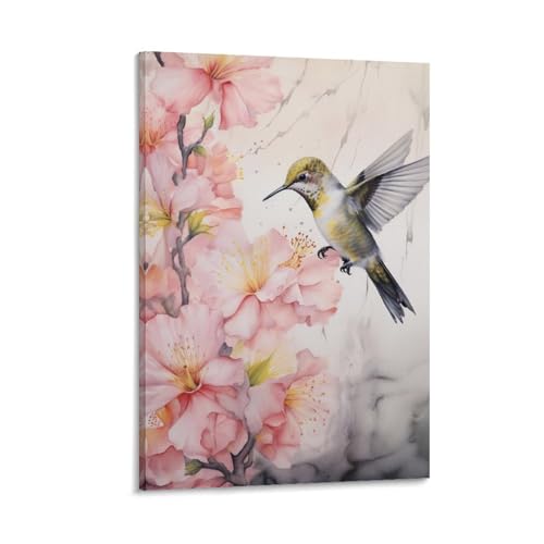 Impression sur toile colibri pour habiller un mur vide et colorer votre intérieur