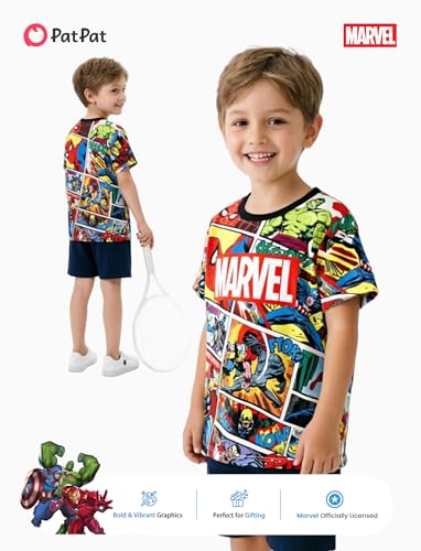 Image of Disney Princess Frozen Marvel Stitch Minnie Mickey Star Wars Girls /Boys Athletic Shirts UV Quick Dry Graphic T-Shirt 2-9 Year