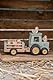 Little Dutch 7149 FSC Holz Traktor mit Anhänger grün - Little Farm