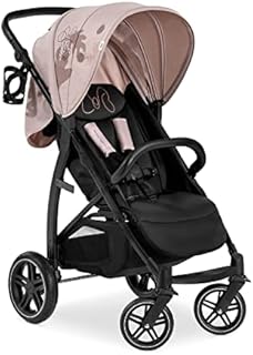 Hauck Rapid 4D Buggy up to 25 kg, Quick Foldable, Sun Cover UPF 50+, Rubber Wheels, Cup Holder, Height Adjustable, Reclining Position, Easy Wipe-Clean, Large Shopping Basket, Minnie Mouse Rose