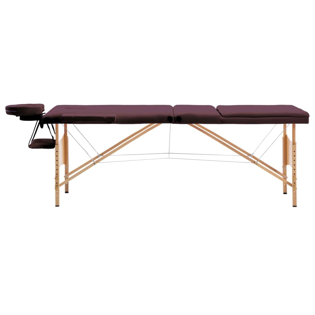 Table de Massage Pliable 3 Zones Violet vin,Santé & beauté,Hygiène personnelle,Massage & Relaxation,Tables de Massage,18.85 kg-110190