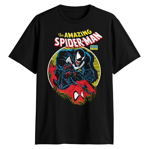 T-shirt Marvel Spider-Man Venom retro pour homme style annees 90
