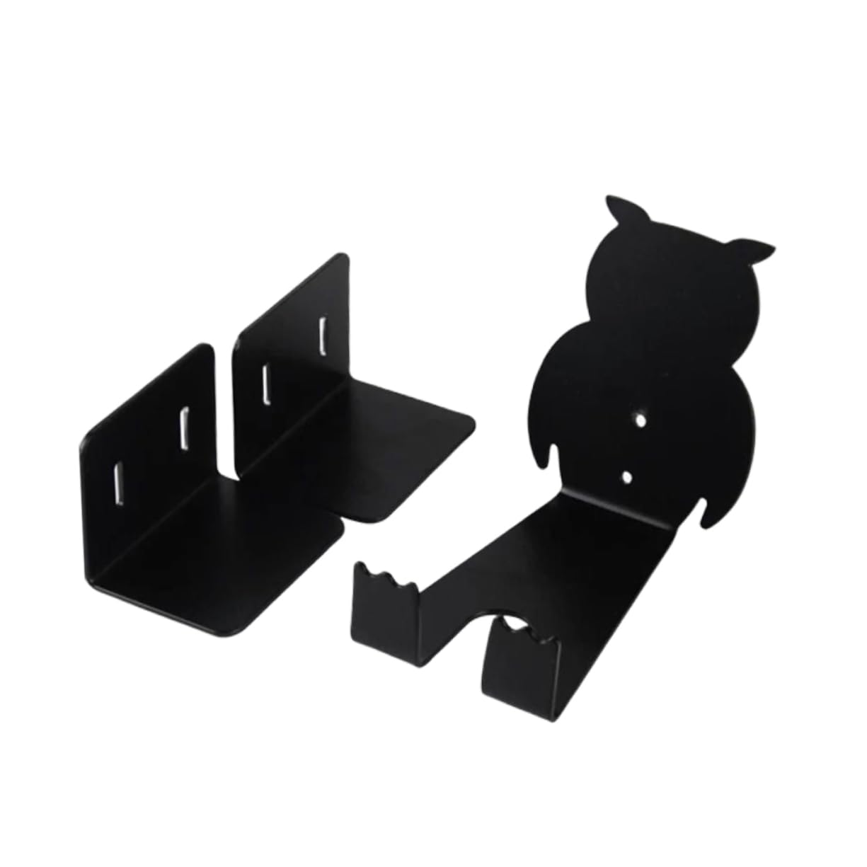 VINTORKY 1 Set Owl Shaped Rack for Bikes Sturdy Storage Easy Installation Space Saving Design for Garage Home and Retail Displays Black