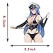 YUNEX 5.1 Inch Sexy Girls Anime Car Stickers Window Laptop Bumper Trunk Campervan Motorcycle Water Bottles Decals Waterproof Vinyl (Esdeath A)