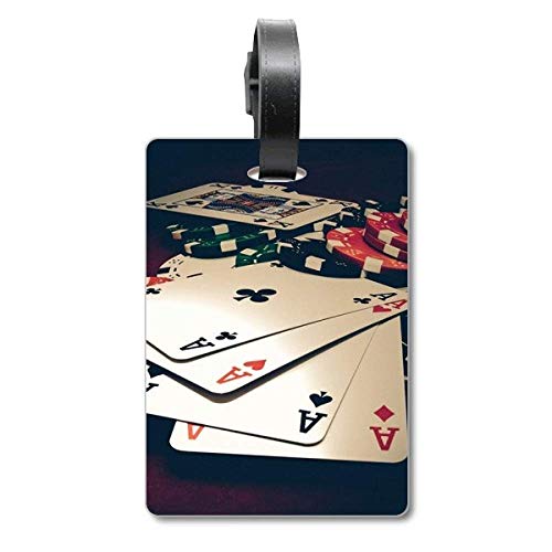 Étiquette de bagage poker pour éviter la perte de valise à l'aéroport