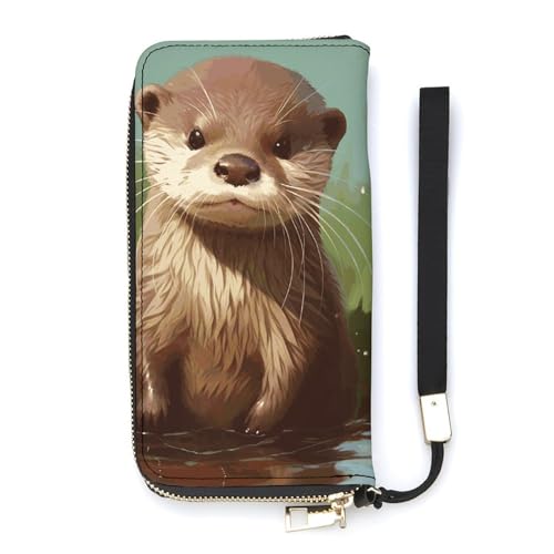 Portefeuille long fin en cuir PU blanc pour éviter les poches déformées et ranger vos cartes