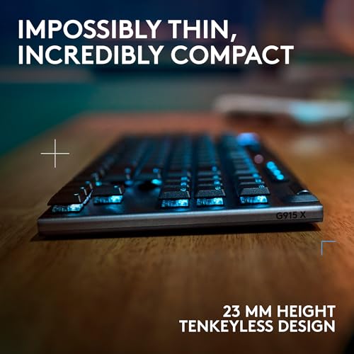 Logitech G915 X Lightspeed TKL Wireless Gaming Keyboard (Clicky) - Black - image 8