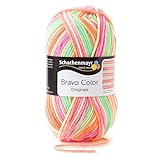Besonders geeignet ist das Garn für modisch kolorierte Loopschals, Mützen oder farbenfrohe Pullover.