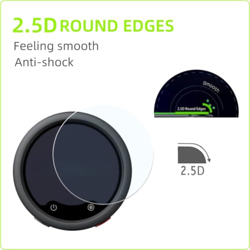 Protector de pantalla compatible con transmisor Insta360 Mic Pro cristal templado Mini Lavalier TX 2