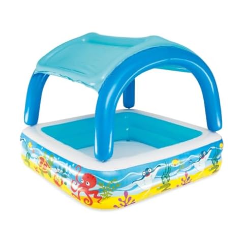 Bestway Inflatable Paddling Pool with Canopy Cover