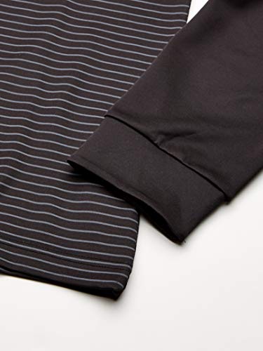 Cutter & Buck Men's Drytec UPF 50+ Double Knit Traverse Stripe Half Zip Pullover4