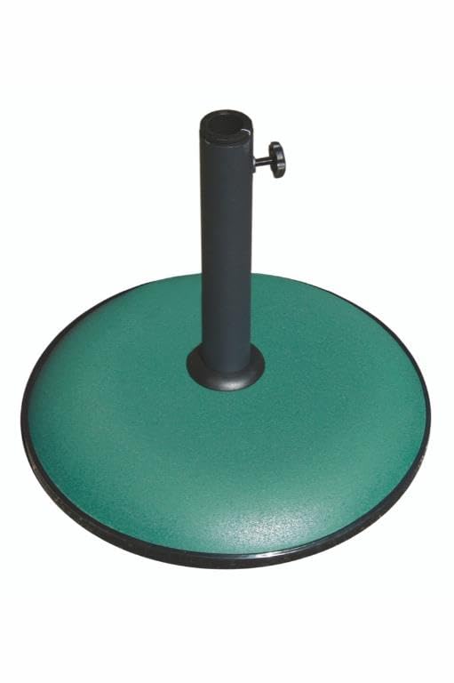 kasaviva Base per Ombrellone in Cemento da 15 kg Tubo 30-35 - 38 Colore Verde