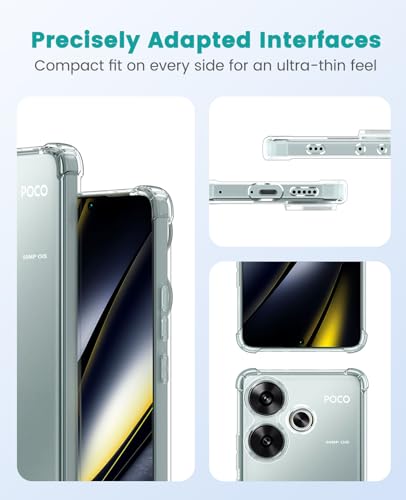 Image of Lustree Redmi 13 5G Back Cover Premium Case for ??? Slim Soft TPU Case, Anti-Scratch Cover with Four-Corner Protection Raised Camera Guard for Redmi 13 5G