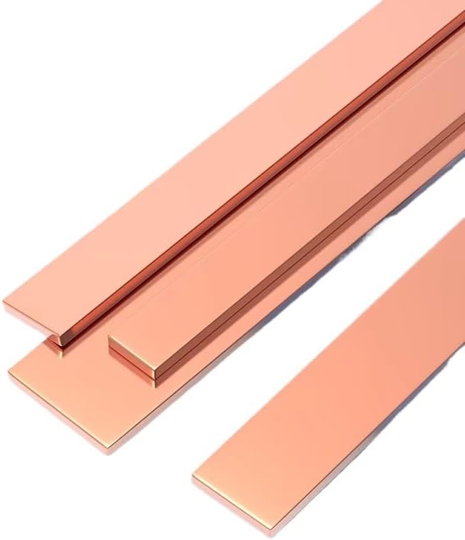 Copper Flat Bar 1 Piece 0.05-0.5mm Thickness, 50mm Width, 500mm Length (0.1mm)