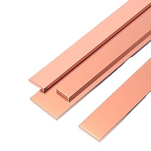 OJIJO Kupfer Flachstange, 1 Stück, 0.05-0.5mm