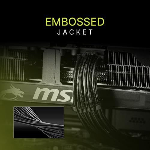 Image of MSI MAG A650GLS PCIE5, Fully Modular Compact Gaming 650W Power Supply, 80+ Gold, ATX 3.1 & PCIe 5.1 Ready, Native Dual-Color 12V-2x6 Embossed Jacket Cables, Low-Noise, 10 Year Warranty