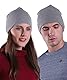 EMPIRELION 9 Multifunktionale Leichte Mütze Running Beanie-Mützen Skull Cap Radsport-Kappen Helmfutter Helm Unterziehmütze Schlaf Kappen für Damen Herren (Mitte grau Melange)
