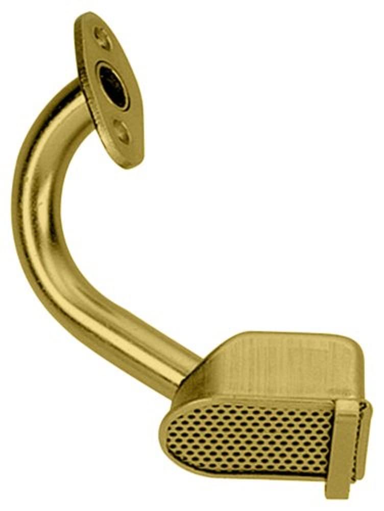 Milodon 18375 Low Profile Oil Pan Pickup – Gold Zinc Plated, Fits Ford 302W, High Flow Design