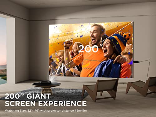 Wifi-beamer, mini-beamer, 6500 lumen, ondersteunt 1080p Full HD, draagbare thuisbioscoop, beamer, Native 720P, compatibel met iOS/Android, Fire Stick, PS4, Xbox, pc, TV - Image 3