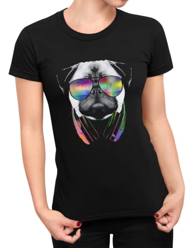 Playera Perrito Pug con Audifonos/Mascota/Pet (EG CABALLERO,...