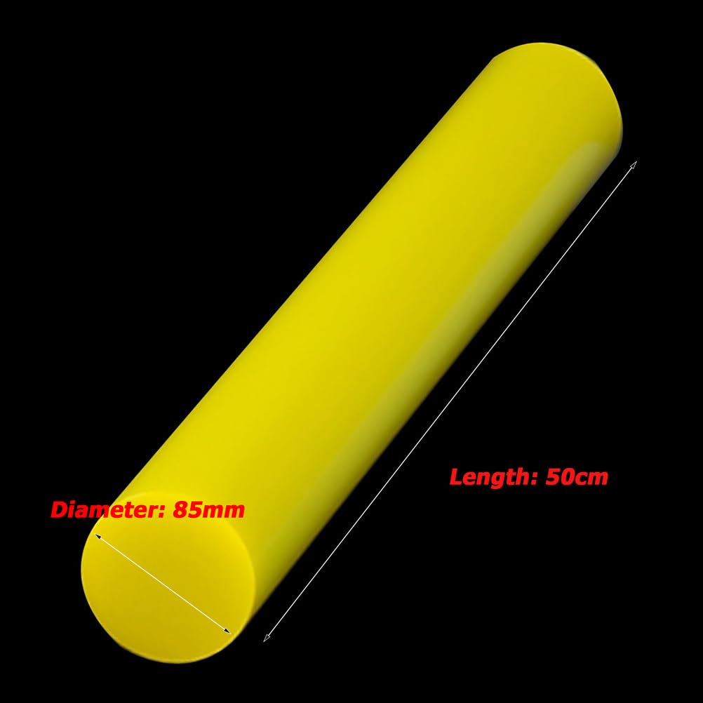 Solidny pręt PU do obróbki CNC i rzemiosła DIY, sztywny okrągły pręt, średnica 80-100 mm, długość 500 mm, 1 sztuka