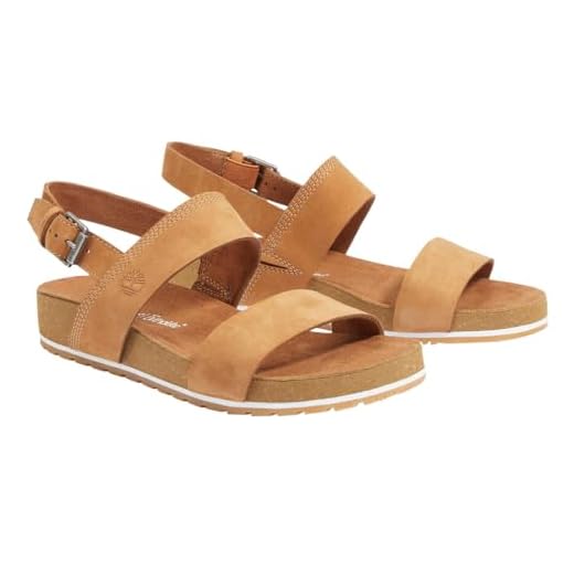 Timberland Damer Malibu Waves 2 band sandaler, Brunt rost-nubuck- - 39 EU