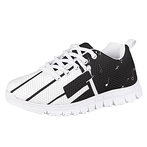 Yzaoxia Girls Tennis Shoes Size 11-5 Lace Up Walking Shoes Mesh Sneakers Athletic Running Shoes