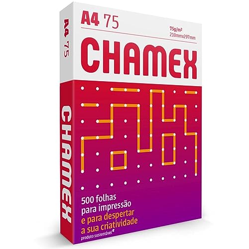 Chamex - Papel Sulfite, A4, 75g, 500 folhas